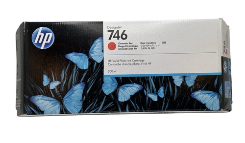 Original HP 746 Chromatic Red Ink Cartridge (P2V81A)