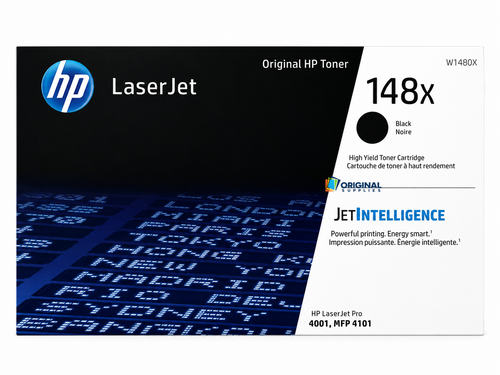 Original HP 148X Black LaserJet High-Yield Toner Cartridge (W1480X)