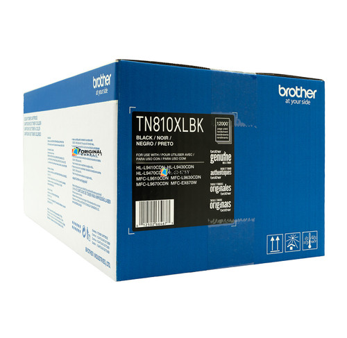 TN-810XLBK | Original Brother High Yield Toner Cartridge - Black