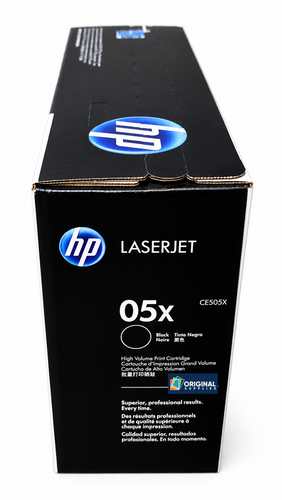 Original HP 05X Black High-Yield LaserJet Toner Cartridge (CE505X)