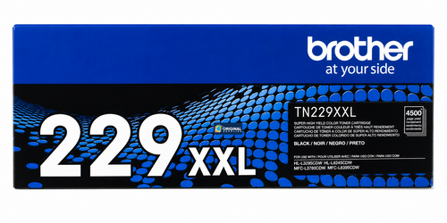 Original Brother TN229XXLBK Black Super High-Yield Toner Cartridge (TN229XXLBK)