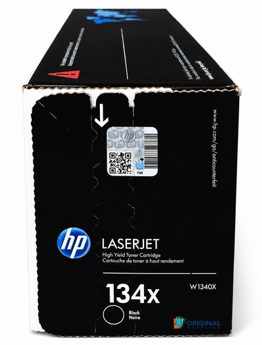 Original HP 134X Black LaserJet High-Yield Toner Cartridge (W1340X)