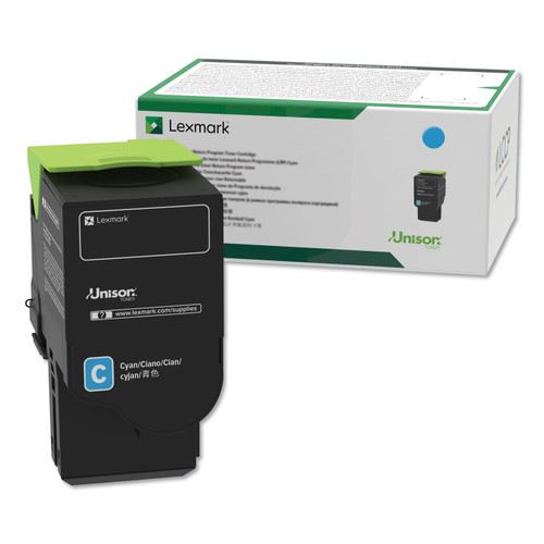 Original Lexmark C231HC0 Cyan High-Yield Toner Cartridge