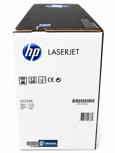 Original HP 14A Black LaserJet Toner Cartridge (CF214A)