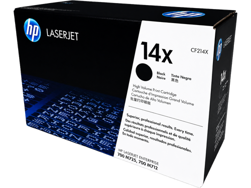 Original HP 14X Black High-Yield LaserJet Toner Cartridge (CF214X)