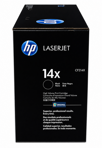 Original HP 14X Black High-Yield LaserJet Toner Cartridge (CF214X)