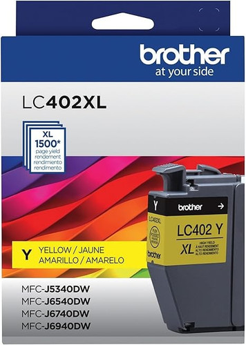 LC402XLYS | Original Brother High-Yield Toner Cartridge – Yellow