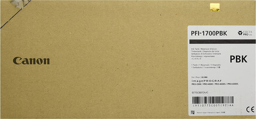 0775C001 | Canon PFI-1700 | Original Canon Ink Cartridge - Photo Black