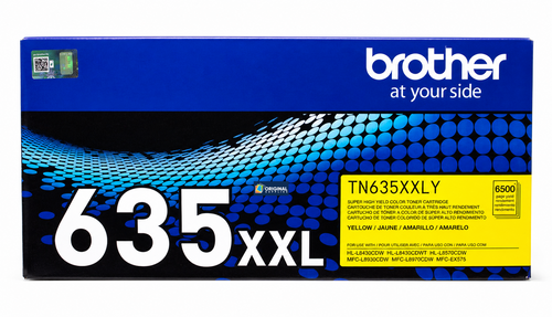 Original Brother TN-635XXLY Yellow Super High-Yield Toner Cartridge