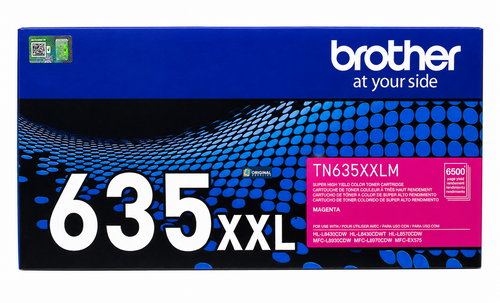 Original Brother TN-635XXLM Magenta Super High-Yield Toner Cartridge