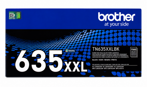 Original Brother TN-635XXLBK Black Super High-Yield Toner Cartridge