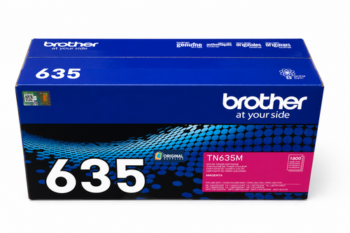 Original Brother TN-635M Magenta Standard Yield Toner Cartridge