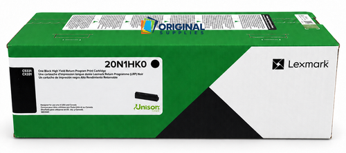 Original Lexmark CS331/CX331 Black High-Yield Toner Cartridge (20N1HK0)