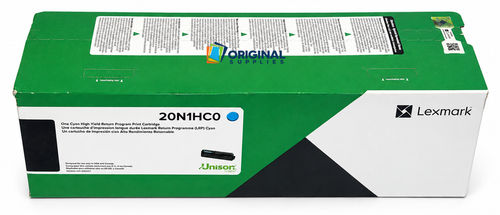Original Lexmark CS331/CX331 Cyan High-Yield Toner Cartridge (20N1HC0)