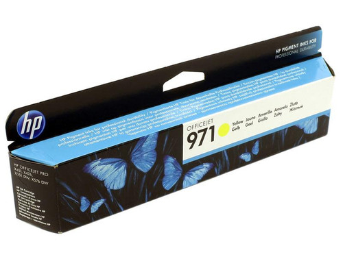 Original HP 971 Yellow Ink Cartridge (CN624AM)