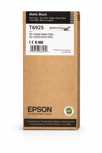 Original Epson® T6925 UltraChrome® XD Matte Black Ink Cartridge (T692500)