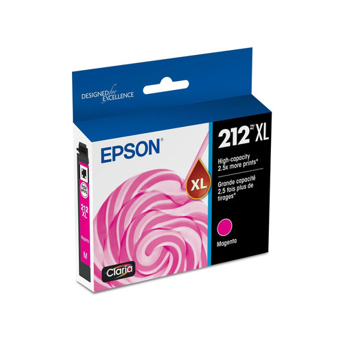 Original Epson® Claria® 212 Magenta High-Yield Ink Cartridge (T212XL320S)