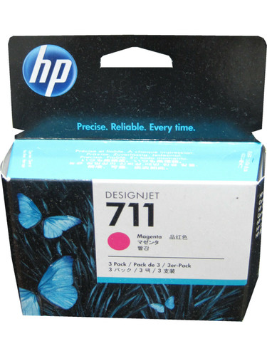 CZ135A | HP 711 | Original HP Ink Cartridge 3-Pack – Magenta