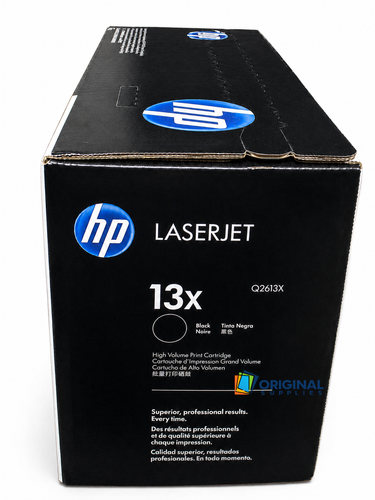 Original HP 13X Black High-Yield LaserJet Toner Cartridge (Q2613X)