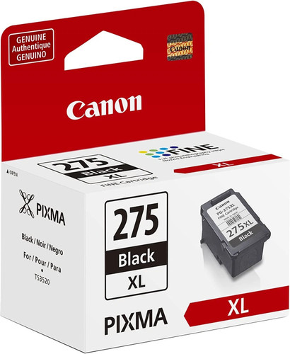 Original Canon PG-275XL Black High-Yield Ink Cartridge (4981C001)
