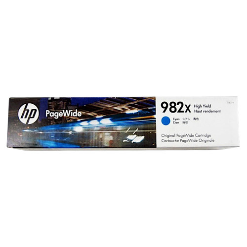 Original HP 982X High-Yield Cyan Ink Cartridge (T0B27A)