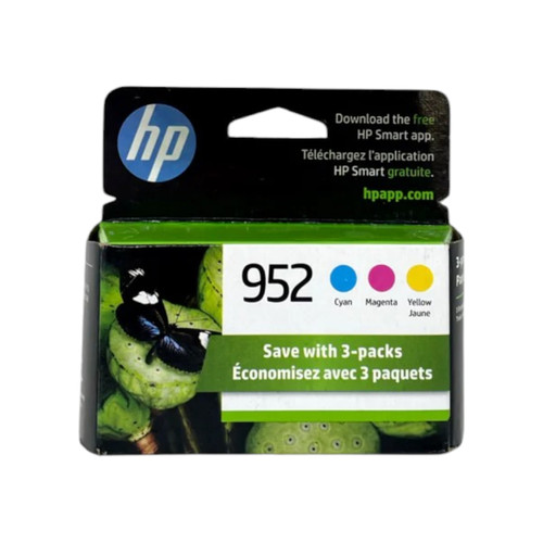 Original HP 952 4-Pack Black/Cyan/Magenta/Yellow Ink Cartridges (X4E07AN)