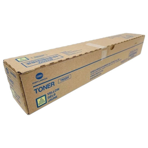 Original Konica Minolta TN328Y Yellow Toner Cartridge (AAV8230)