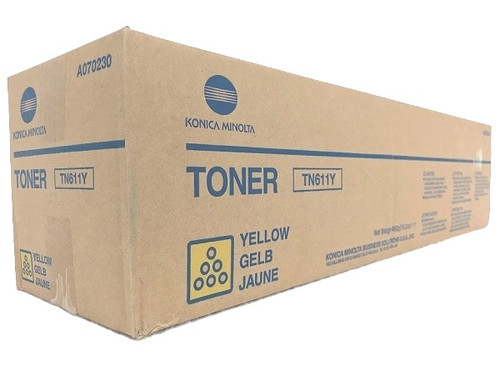 A070230 | TN411Y | Original Konica Minolta Toner Cartridge - Yellow