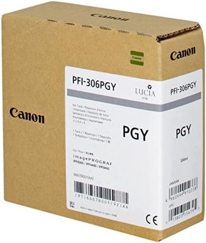 6666B001AA | Canon PFI-306 | Original Canon Ink Cartridge - Grey