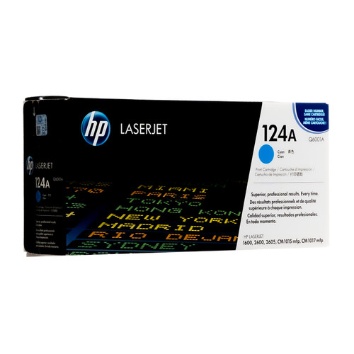 Q6001A | HP 124A | Original HP Toner Cartridge – Cyan