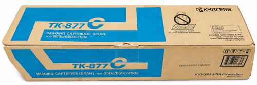 Original Kyocera TK-877C / 1T05JNCUS0 Cyan Toner Cartridge
