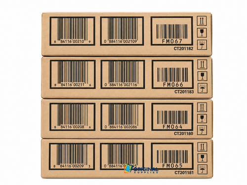 Original Dell 2130cn/2135cn High-Yield Toner Set (FM064, FM065, FM067, FM066)