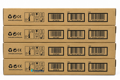 Original Dell C3760 Standard Toner Set (KT6FG, 2PRFP, 2GYKF, V0PNK)