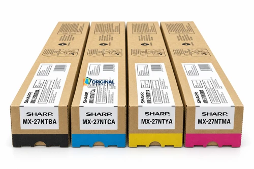 Original Sharp MX27 Toner Set (MX27NTBA, MX27NTCA, MX27NTMA, MX27NTYA)