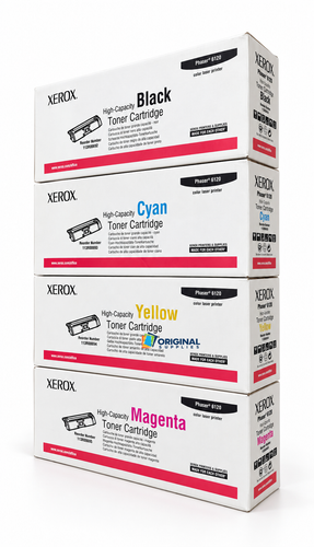 Original Xerox Phaser 6115/6120 High-Yield Toner Set (113R00692, 113R00693, 113R00694, 113R00695)