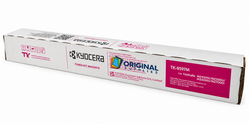 Original Kyocera 1T0C2GBUS0 Magenta Toner Cartridge (TK-8597M)
