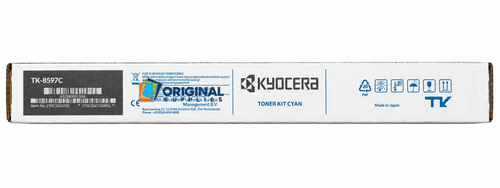 Original Kyocera 1T0C2GCUS0 Cyan Toner Cartridge (TK-8597C)