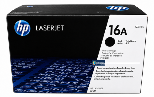 Original HP 16A Black LaserJet Toner Cartridge (Q7516A)