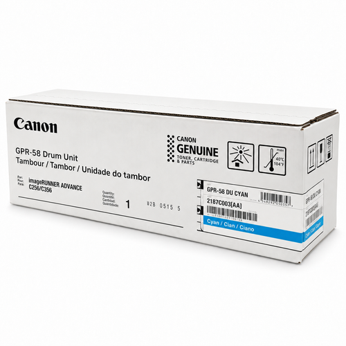 Original Canon GPR-58 Cyan Drum Unit (2187C003AA)