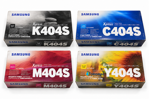 Original Samsung CLT-404S Toner Set (CLTK404S, CLTC404S, CLTM404S, CLTY404S)