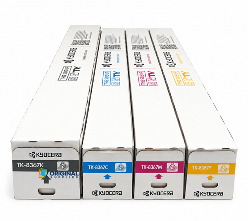 Original Kyocera TK-8367 Toner Set (TK8367K, TK8367C, TK8367M, TK8367Y)