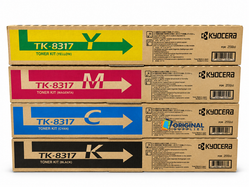 Original Kyocera TK-8317 Toner Set (TK8317K, TK8317C, TK8317M, TK8317Y)