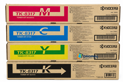 Original Kyocera TK-8317 Toner Set (TK8317K, TK8317C, TK8317M, TK8317Y)
