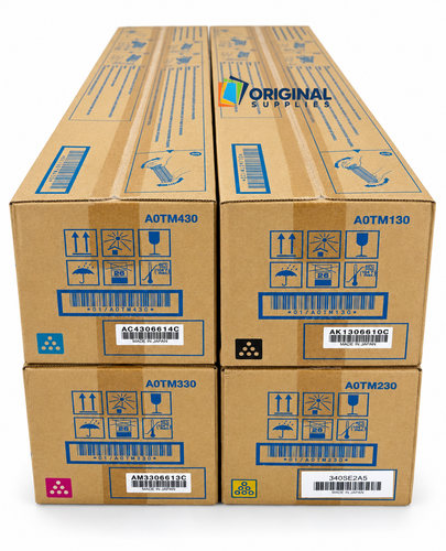 Original Konica Minolta TN613 Toner Set (A0TM130, A0TM430, A0TM330, A0TM230)
