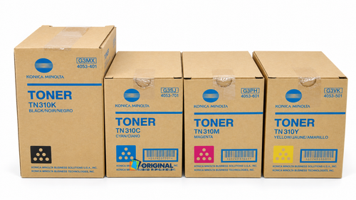 Original Konica Minolta TN310 Toner Set (4053401, 4053701, 4053601, 4053501)