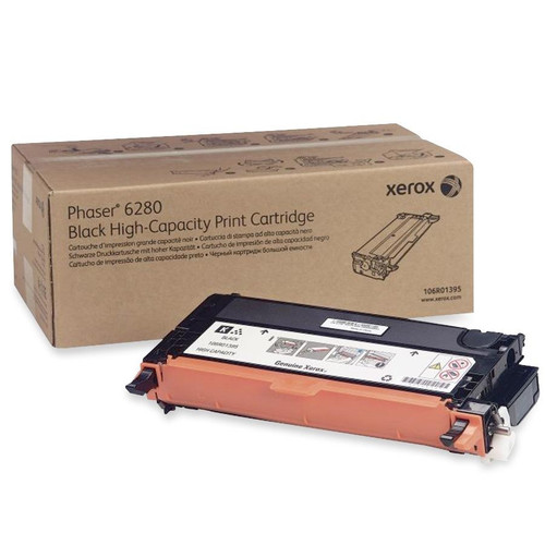 106R01395 | Original Xerox High-Yield Laser Toner Cartridge - Black