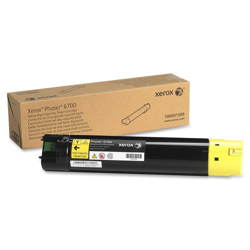106R01509 | Original Xerox Phaser 6700dn High-Capacity Toner Cartridge - Yellow