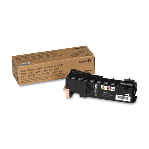 106R01597 | Original Xerox  Phaser 6500 High-Capacity Toner Cartridge - Black