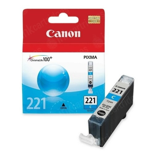 Original Canon CLI221 2947B001 Cyan Inkjet Cartridge
