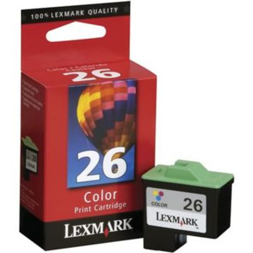 Original Lexmark #26 10N0026 Tri-Color Ink Cartridge